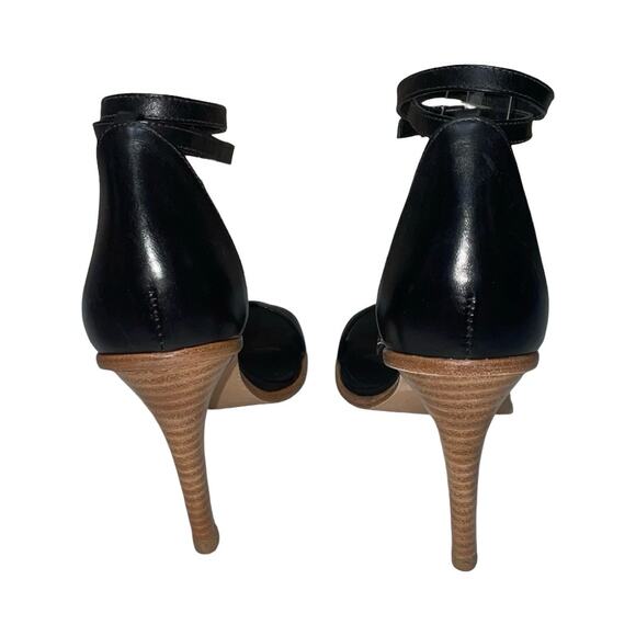 Tibi New York Amber Black Leather Strappy Heels    Size: EU 39 US 9 - Picture 5 of 8